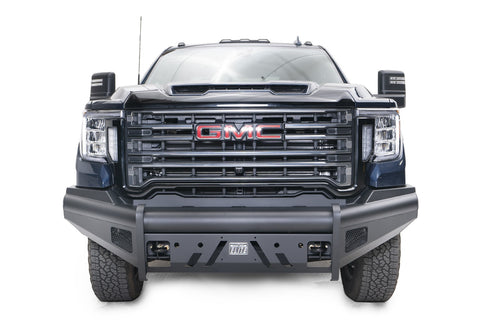 Fab Fours Black Steel Front Bumper; w/o Guard;