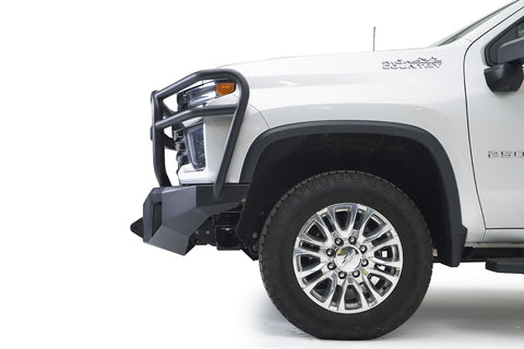 Fab Fours Premium Winch Front Bumper; w/Full Grill Guard;