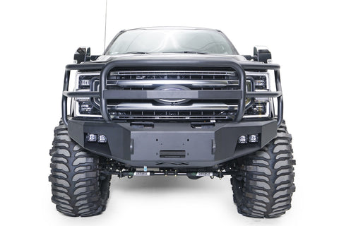 Fab Fours Premium Winch Front Bumper; w/Full Grill Guard;