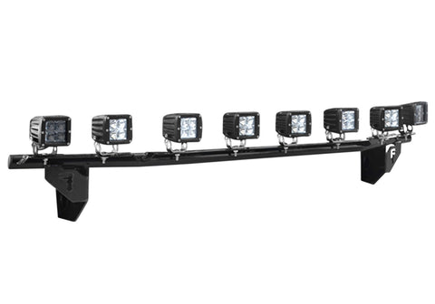 N-Fab Light Mounting-Light Bar (1-30) w/Multi-Mnt-17-20 F250/350 w/oAC-GlossBlk