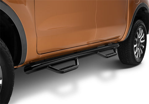 N-Fab Nerf Step-Cab Len (2 Stps)-19 Ranger SuperCrew-Gloss Blk