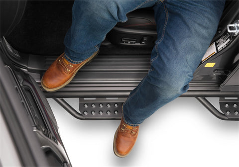 N-Fab Nerf Step RS-Cab Len (2 Stps)-10-21 4Runner (Non-Limited)-TX Blk