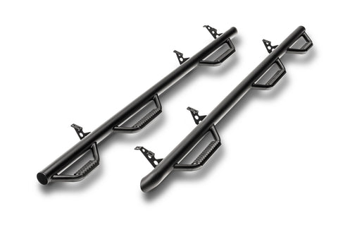 N-Fab Nerf Step-W2W w/Bed Acs (3 Stps)-15-16 Silv/Sierra HD 6ft.6in. Crew SRW-TXBlk