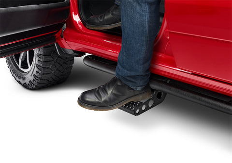 N-Fab RKR Step Sys-Cab Len (2 Stp Mnts/2 Stps)-19-21 (New Body) Ram 1500 Crew-TXBlk