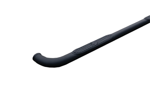 Iron Cross Automotive 4 in. Tube Step; Black Powder Coat; Round; Brackets Included;