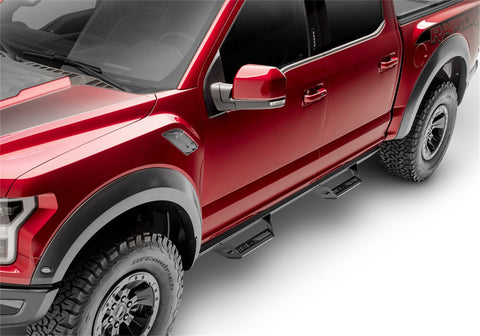 N-Fab Predator Pro-Cab Len (2 Steps)-19(NewBody)-21Silv/Sierra1500/20-21HD Crw-TXBlk