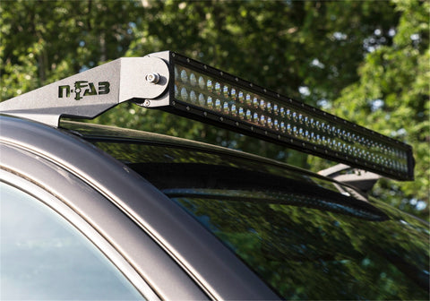 N-Fab Light Mounting-Roof Mounts-(1-50Ser)-09-18(19-21Cl)Ram1500/10-14 25/3500-GlBlk