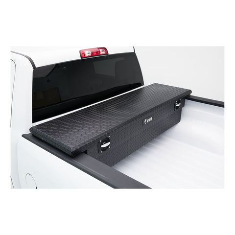 UWS Matte Black 69in. Secure Lock Truck Tool Box; Low Profile (LTL Shipping Only)