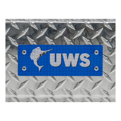 UWS Bright Aluminum 72in. Secure Lock Truck Tool Box; Low Profile (LTL Shipping Only
