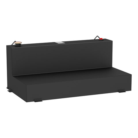 UWS Matte Black 100-Gallon L-Shape Steel Transfer Tank