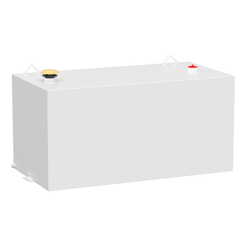 UWS Transfer Tank; 100 Gallon; Non Flammable Liquid; Rectangular; White; Steel;