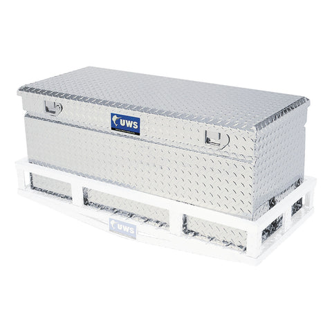 UWS Bright Aluminum 48in. Cargo Carrier Utility Chest Box (LTL Shipping Only)