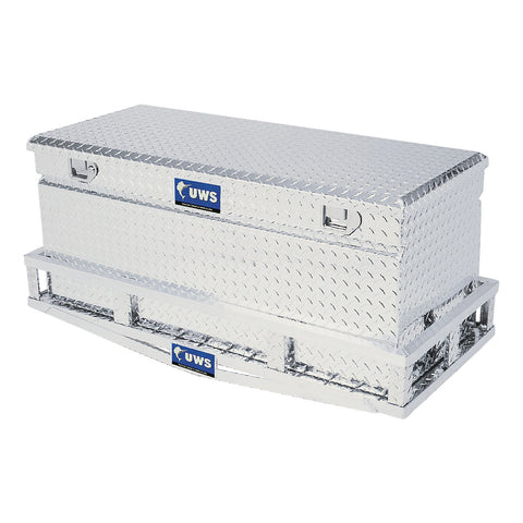 UWS Bright Aluminum 48in. Cargo Carrier Utility Chest Box (LTL Shipping Only)