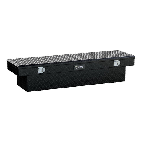UWS Gloss Black Aluminum 69in. Crossover Truck Tool Box (LTL Shipping Only)