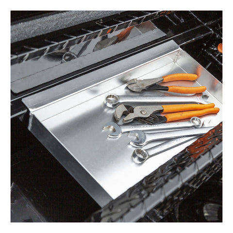 UWS Gloss Black Aluminum 69in. Slim Truck Tool Box; Low Profile (LTL Shipping Only)