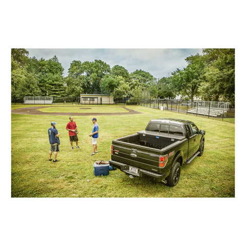 UWS Gloss Black Aluminum 72in. Truck Tool Box with Low Profile (LTL Shipping Only)