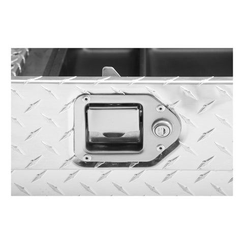 UWS Bright Aluminum 72in. Crossover Truck Tool Box; Low Profile (LTL Shipping Only)