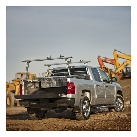 UWS Bright Aluminum 72in. Crossover Truck Tool Box; Low Profile (LTL Shipping Only)