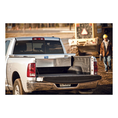 UWS Bright Aluminum 72in. Crossover Truck Tool Box; Low Profile (LTL Shipping Only)