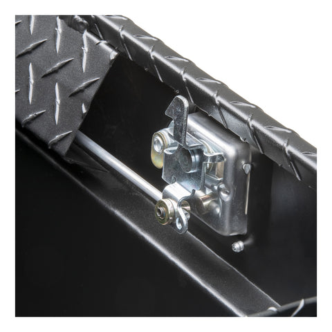 UWS Matte Black Aluminum 69in. Deep Angled Crossover Truck Tool Box