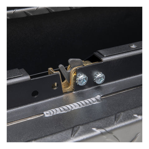 UWS Matte Black Aluminum 36in. Truck Side Tool Box; Low Profile (LTL Shipping Only)