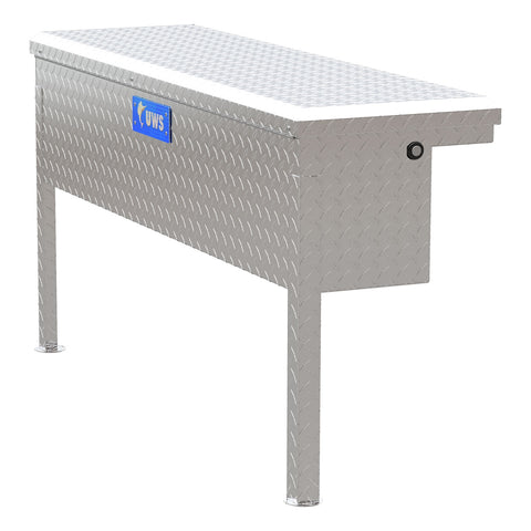 UWS Bright Aluminum 48in. Truck Side Tool Box with Low Profile (LTL Shipping Only)