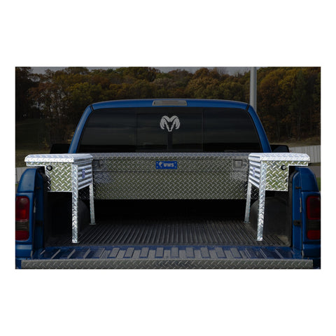 UWS Bright Aluminum 48in. Truck Side Tool Box with Low Profile (LTL Shipping Only)