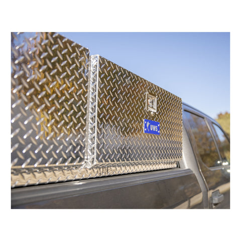UWS Bright Aluminum 90in. Double-Door Topside Truck Tool Box
