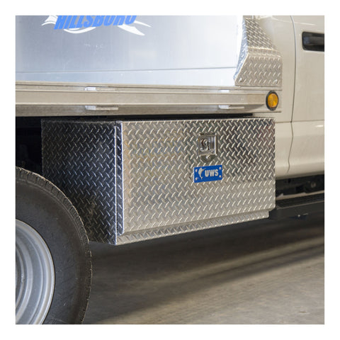 UWS Bright Aluminum 36in. Single-Door Underbody Tool Box (LTL Shipping Only)