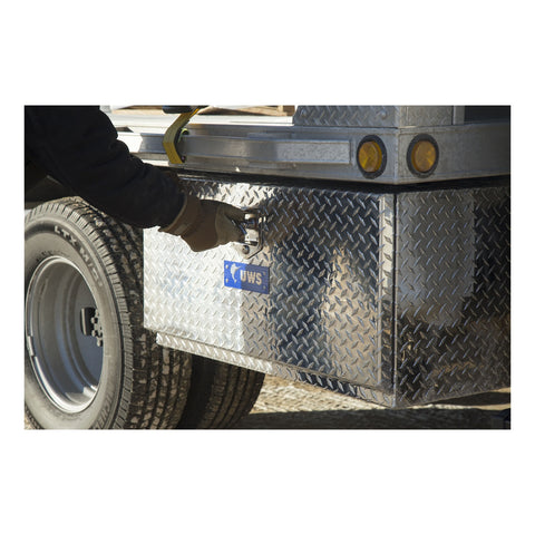 UWS Bright Aluminum 36in. Single-Door Underbody Tool Box (LTL Shipping Only)