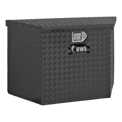 UWS Gloss Black Aluminum 34in. Trailer Tongue Box (LTL Shipping Only)