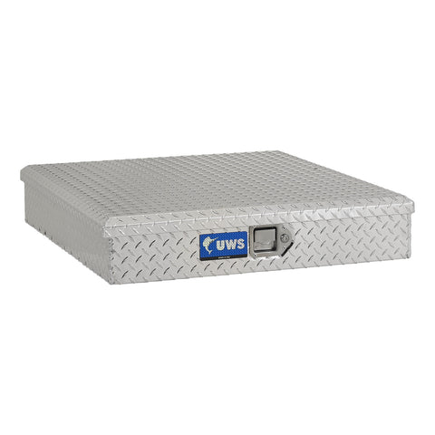 UWS UWS TCB-34 Truck Dog Box Accessory Box (34 Inch-Bright Aluminum)