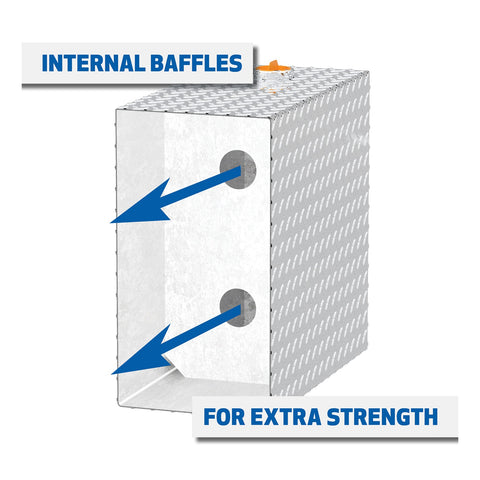 UWS 50-Gallon Rectangle Bright Aluminum Transfer Tank