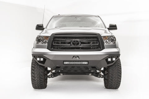 Fab Fours Vengeance Front Bumper; 2 Stage Black Powder Coated; No Guard;