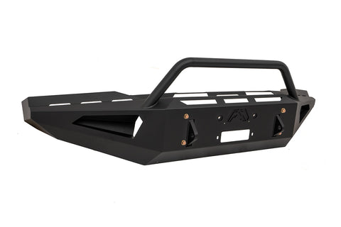 Fab Fours Red Steel Front Bumper; w/Pre-Runner Guard;