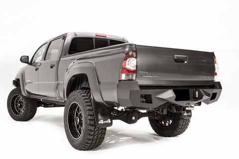Fab Fours Vengeance Rear Bumper; 2 Stage Black Powder Coated;