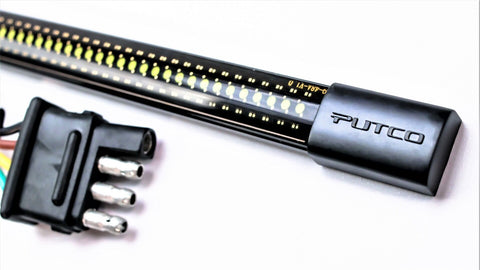 Putco Blade LED Tailgate Light Bar; 48 in. Red Blade; w/Quick Connect Harness;
