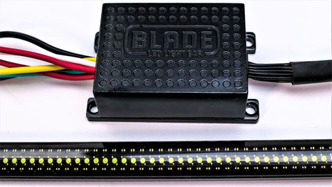 Putco Blade LED Tailgate Light Bar; 48 in. Amber Blade; w/Quick Connect Harness;