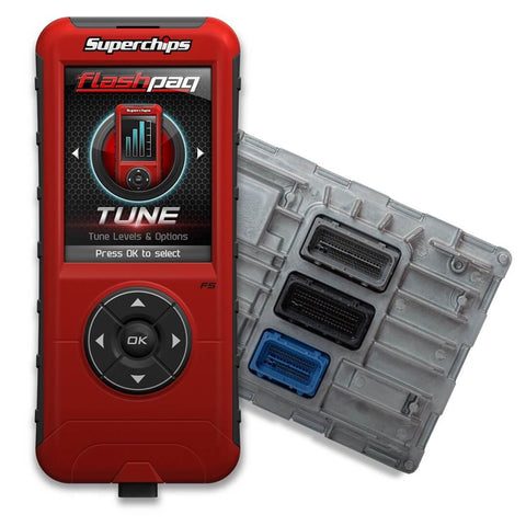 Superchips Flashpaq ECM Mod; Handheld Tuner; 2.8 in. Color Screen; Gas;