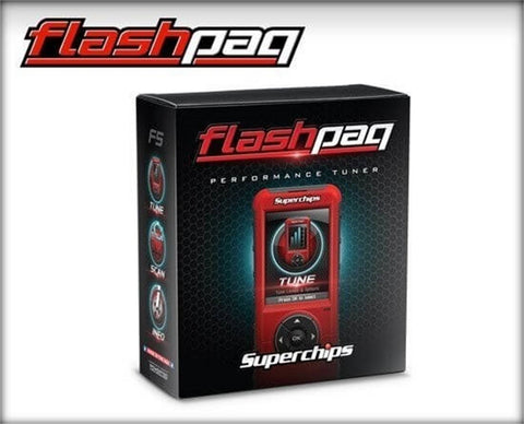 Superchips Flashpaq ECM Mod; Handheld Tuner; 2.8 in. Color Screen; Gas;