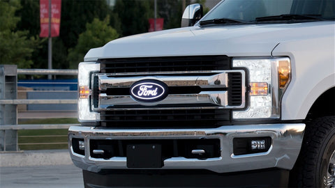 Putco Luminix Ford LED Emblems; Front; White;