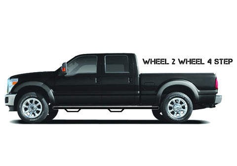 N-Fab Nerf Step-Cab Len (2 Stps)-19-21 (New Body Style) Ram 1500 Crew-TX Blk